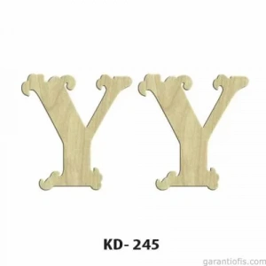 Hobi-art Kd 245 Dekoratif Mini Ahşap Harfler (y Harfi)