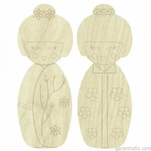 Hobi-Art KD 273 İnsan Figürlü Mini Ahşap Obje