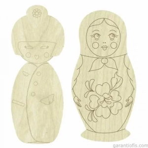 Hobi-art Kd 274 İnsan Figürlü Mini Ahşap Obje