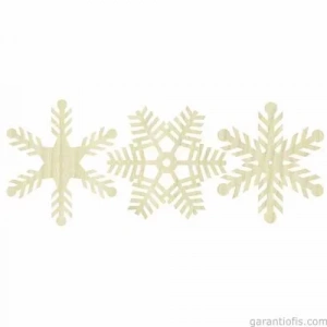 Hobi-Art KD 277 Kar Tanesi Figürlü Mini Ahşap Obje