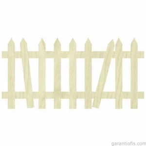 Hobi-art Kd 282 Bahçe Çiti Figürlü Mini Ahşap Obje