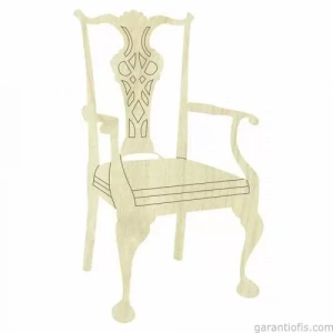 Hobi-art Kd 284 Sandalye Figürlü Mini Ahşap Obje