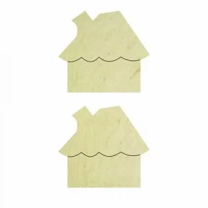 Hobi-Art KD 295 Ev Figürlü Mini Ahşap Obje