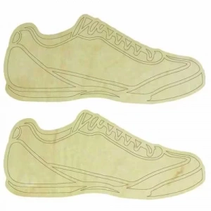 Hobi-art Kd 308 Ayakkabı Figürlü Mini Ahşap Obje