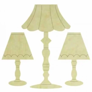 Hobi-art Kd 311 Abajur Figürlü Mini Ahşap Obje