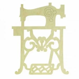 Hobi-art Kd 315 Dikiş Makinesi Figürlü Mini Ahşap Obje