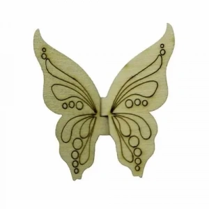 Hobi-art Kd 318 Kelebek Figürlü Mini Ahşap Obje