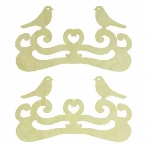 Hobi-art Kd 326 Kuş Figürlü Mini Ahşap Obje