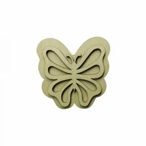 Hobi-art Kd 337 Kelebek Figürlü Mini Ahşap Obje