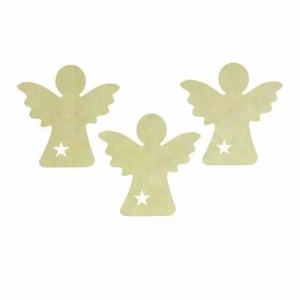 Hobi-art Kd 347 Melek Figürlü Mini Ahşap Obje