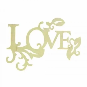 Hobi-art Kd 353 Love Yazılı Mini Ahşap Obje