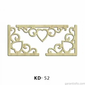 Hobi-Art KD 52 Dekoratif Mini Ahşap Obje