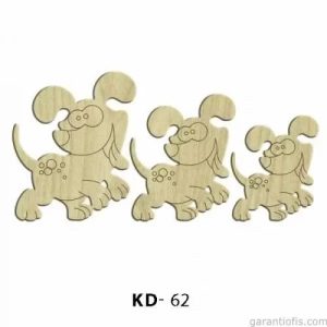 Hobi-art Kd 62 - Köpek Tasarımlı Dekoratif Mini Ahşap Obje