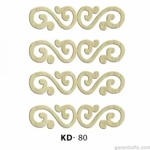 Hobi-Art KD 80 - Dekoratif Mini Ahşap Süs Obje