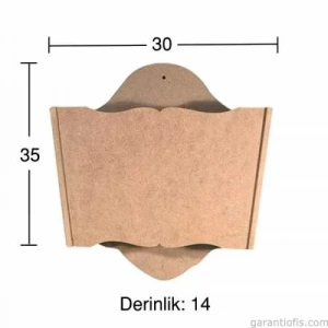 Hobi-Art KP 121 Dekoratif Ahşap Obje