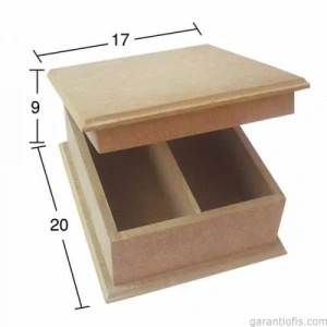 Hobi-Art KU 221 Boyanabilir Ahşap Kutu