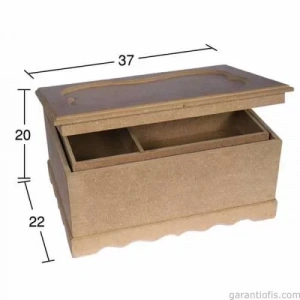 Hobi-art Ku 229 Boyanabilir Ahşap Kutu