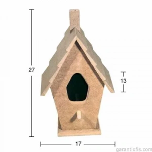 Hobi-Art KU 238 Boyanabilir Dekoratif Ahşap Kutu