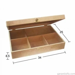 Hobi-Art KU 241 Boyanabilir Ahşap Mücevher Kutusu