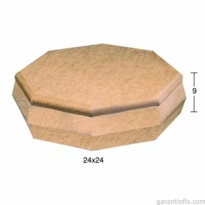 Hobi-art Ku 250 Boyanabilir Ahşap Sekizgen Kutu