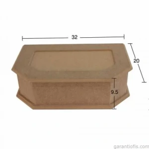 Hobi-Art KU 258 Boyanabilir Ahşap Kutu