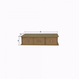 Hobi-art Ku 277 Boyanabilir Ahşap Mini Çekmeceli Sandık