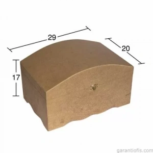 Hobi-art Ku 297 Boyanabilir Ahşap Dekoratif Kutu