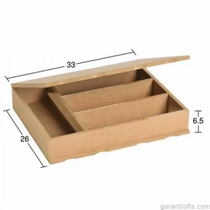 Hobi-Art KU 298 Boyanabilir Ahşap Kutu