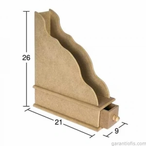 Hobi-art Ku 308 Boyanabilir Ahşap Dekoratif Kutu