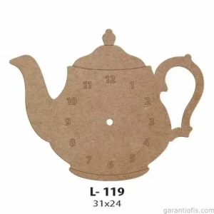 Hobi-art L 119 Dekoratif Ahşap Saat