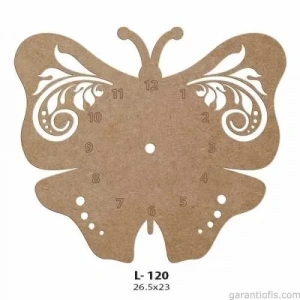 Hobi-Art L 120 Dekoratif Ahşap Saat