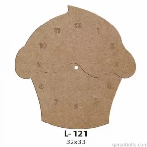 Hobi-art L 121 Dekoratif Ahşap Saat