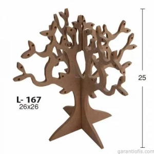Hobi-art L 167 Ham Demonte Ahşap Takılık Obje
