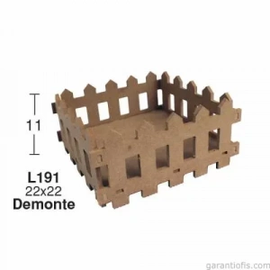 Hobi-art L 191 Bahçe Çiti Figürlü Masaüstü Obje