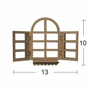 Hobi-Art L 245 Ham Ahşap Mini Objeler