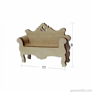 Hobi-art Mn 02 Ham Ahşap Minyatür Obje