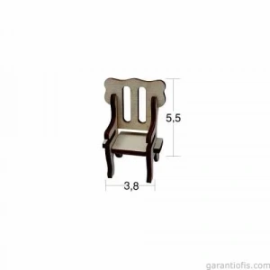 Hobi-Art MN 05 Ham Ahşap Minyatür Obje