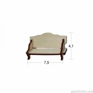 Hobi-art Mn 06 Ham Ahşap Minyatür Obje