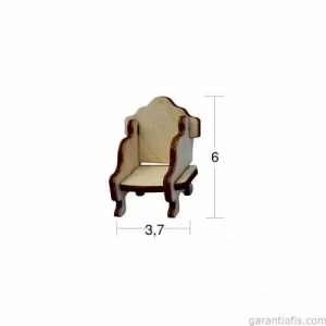 Hobi-art Mn 08 Ham Ahşap Minyatür Obje