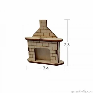 Hobi-art Mn 25 Ham Ahşap Minyatür Obje