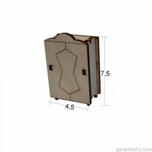 Hobi-Art MN 27 Ham Ahşap Minyatür Obje