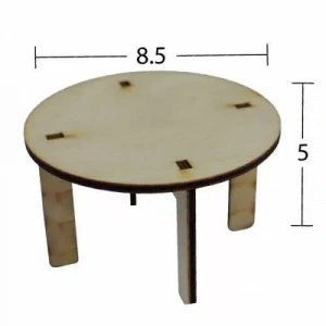 Hobi-art Mn 37 Ham Ahşap Minyatür Obje