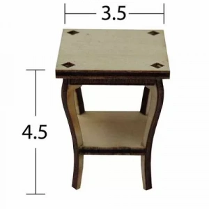 Hobi-art Mn 38 Ham Ahşap Minyatür Obje