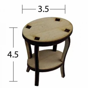 Hobi-Art MN 39 Ham Ahşap Minyatür Obje