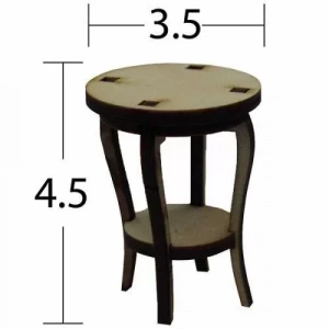 Hobi-Art MN 40 Ham Ahşap Minyatür Obje