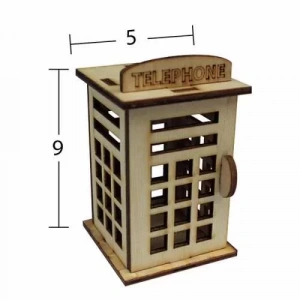 Hobi-art Mn 41 Ham Ahşap Minyatür Obje
