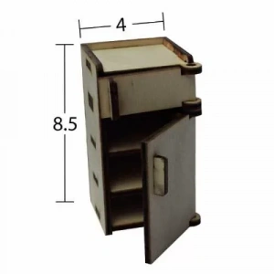 Hobi-art Mn 46 Ham Ahşap Minyatür Obje