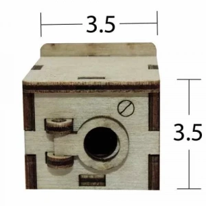 Hobi-Art MN 47 Ham Ahşap Minyatür Obje