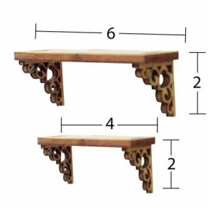 Hobi-art Mn 51 Ham Ahşap Minyatür Obje