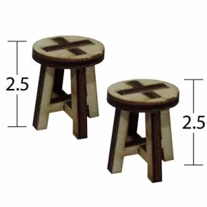 Hobi-art Mn 53 Ham Ahşap Minyatür Obje